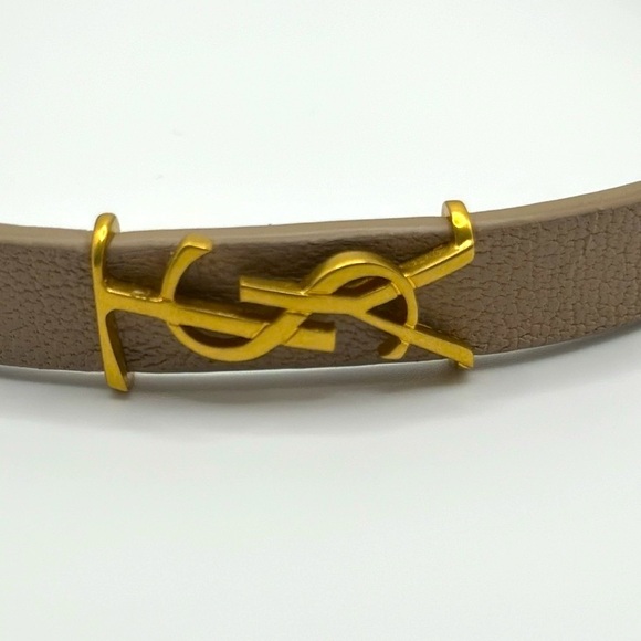 SAINT LAURENT leather choker AUTHENTIC 100% ✨ - Picture 3 of 16